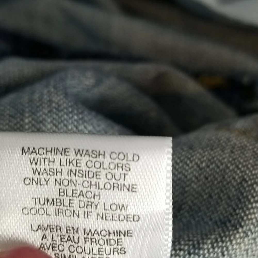 Michael Kors 100% cotton low rise jeans Straight Leg Size 10